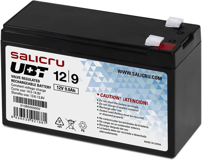 Salicru Batería UBT 12/9 12V 9Ah Salicru Batería UBT 12/9 12V 9Ah